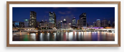Brisbane city from Southbank