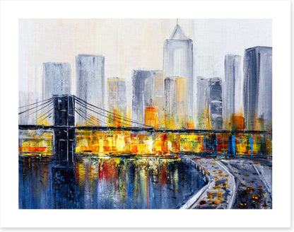 Manhattan evening glow