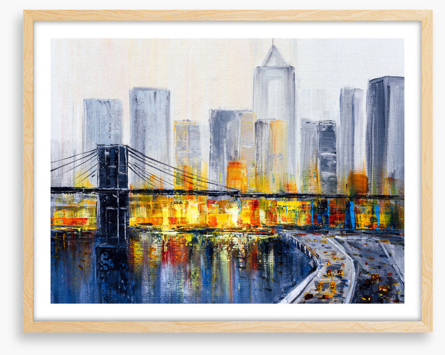 Manhattan evening glow