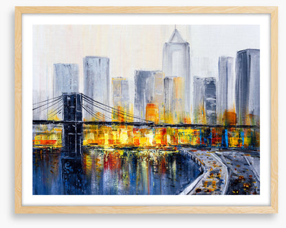 Manhattan evening glow