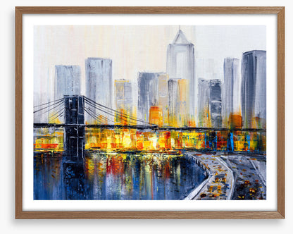Manhattan evening glow