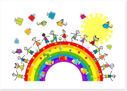 Playing on the rainbow