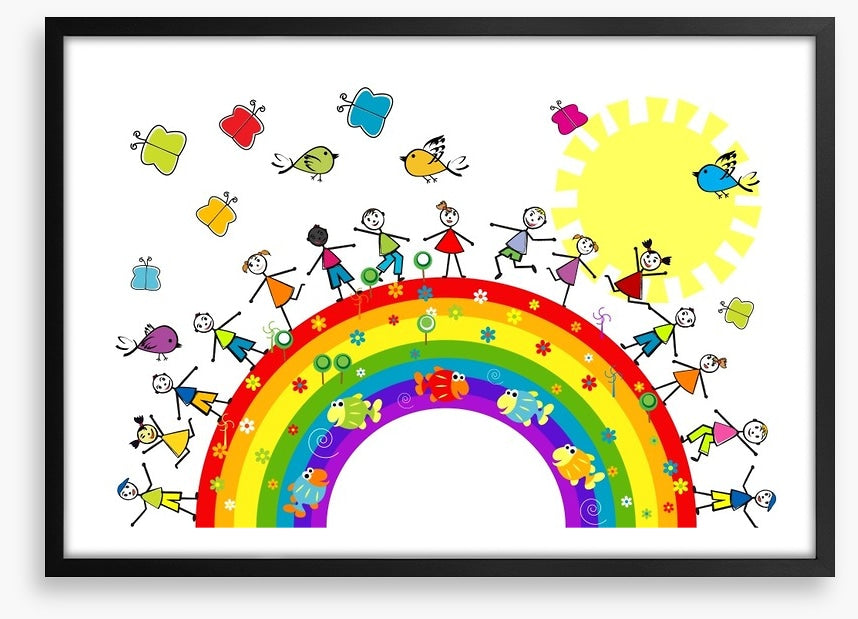 Playing on the rainbow