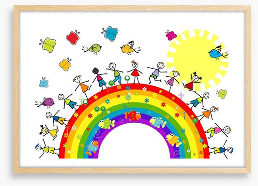 Playing on the rainbow