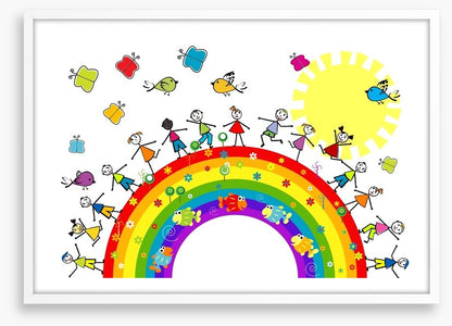 Playing on the rainbow