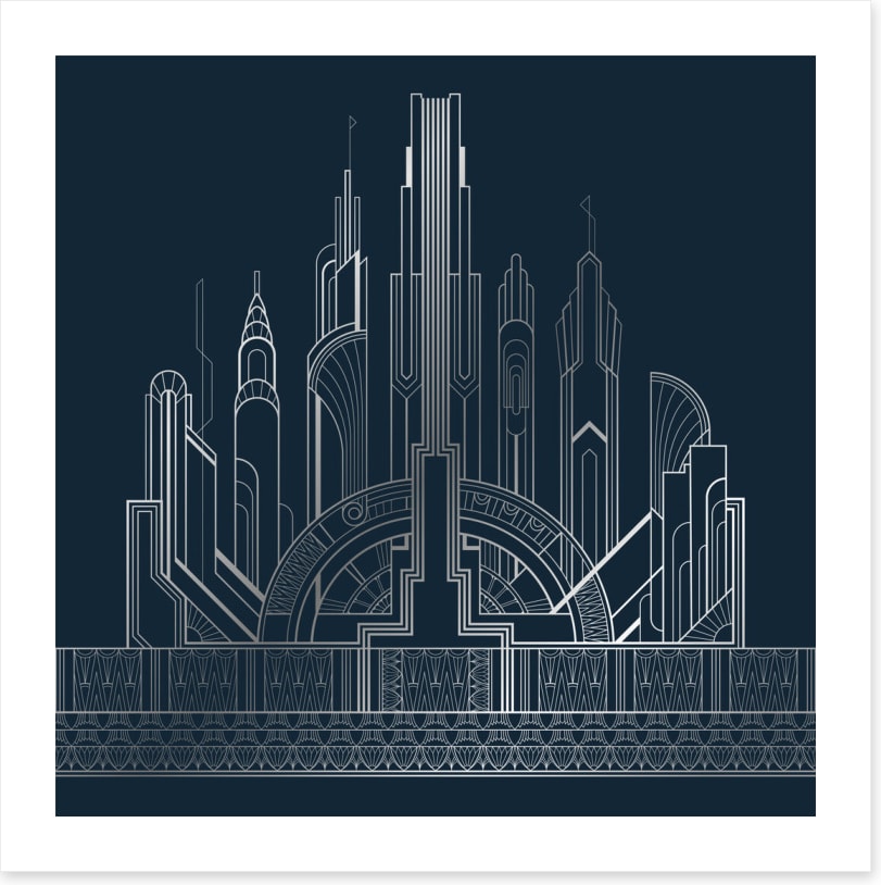 Dark city deco