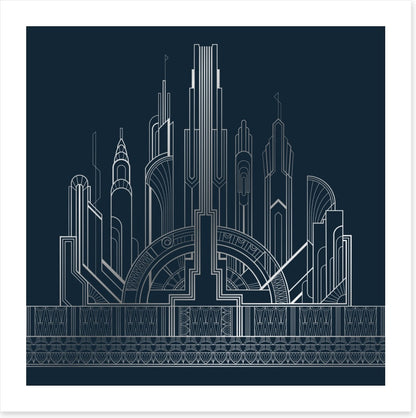 Dark city deco