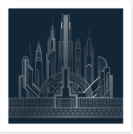 Dark city deco