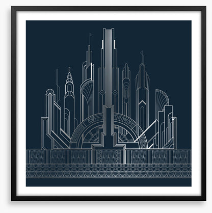 Dark city deco