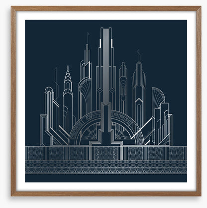 Dark city deco