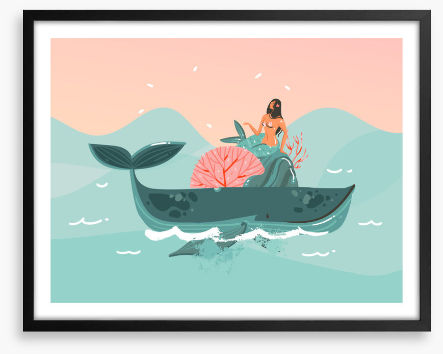 Passing whale