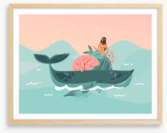 Passing whale