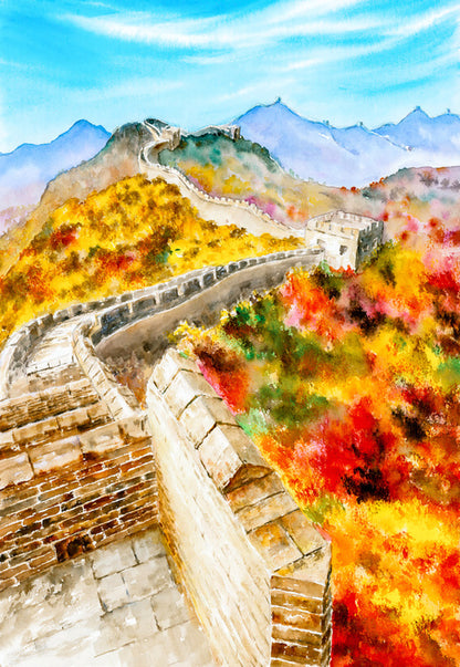 Great Wall in fall