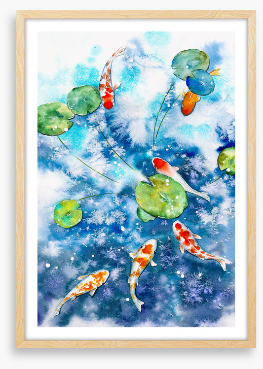 Koi aquarelle
