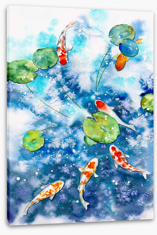 Koi aquarelle