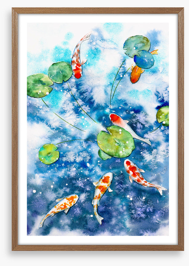 Koi aquarelle