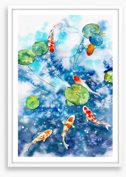 Koi aquarelle