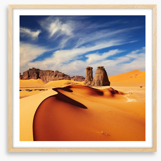 Shapes of the Sahara