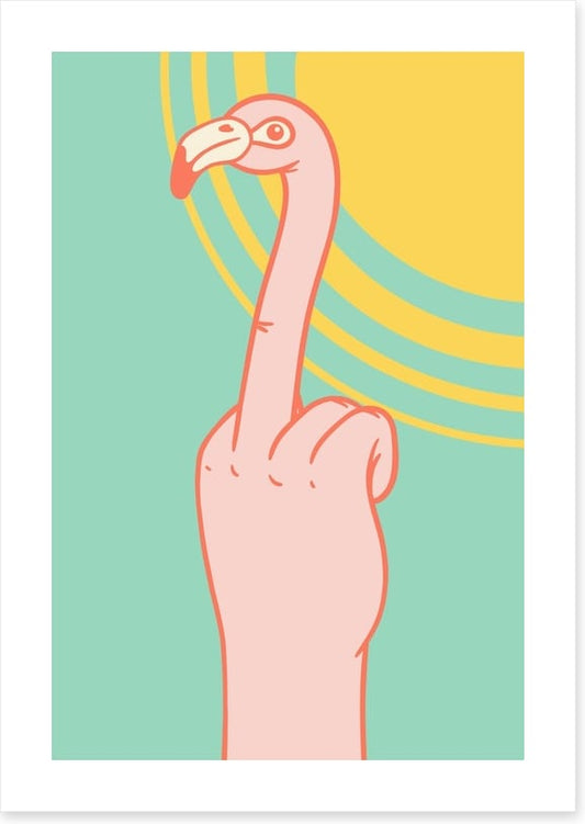 Finger flamingo