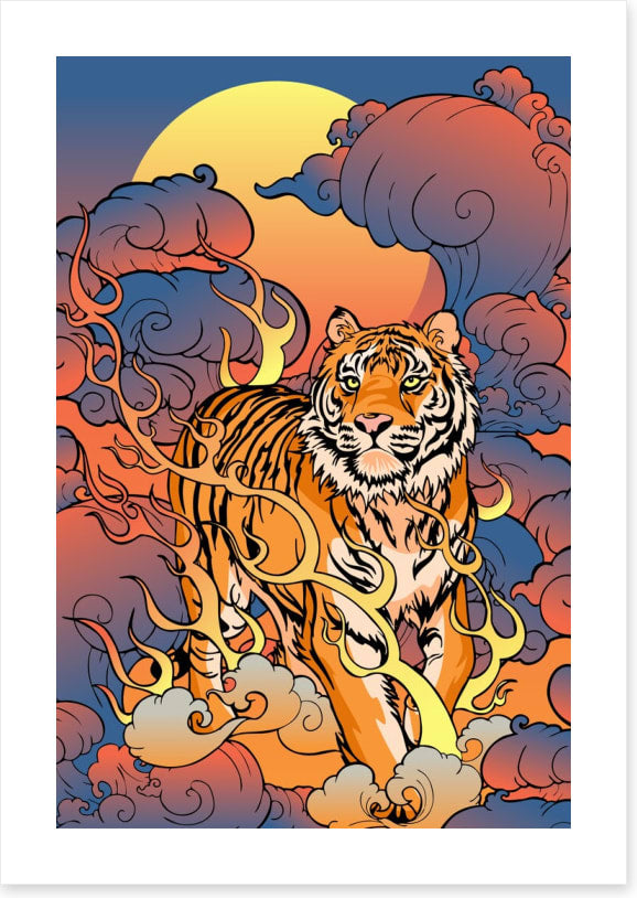 Fire tiger