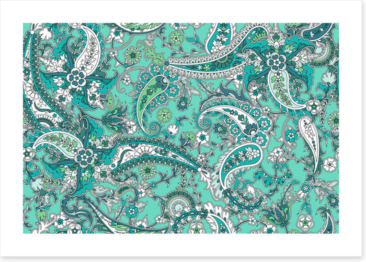 Pool of paisley