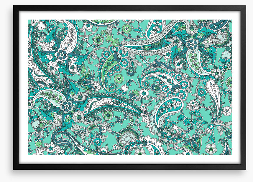 Pool of paisley