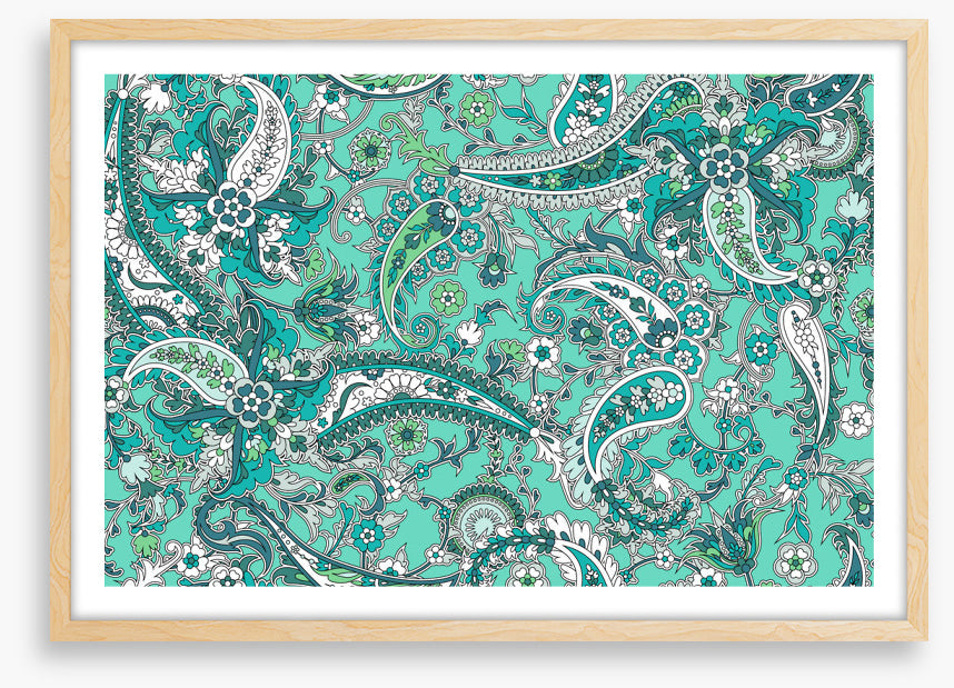 Pool of paisley