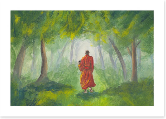 Collecting alms
