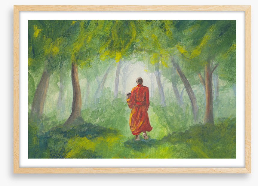 Collecting alms