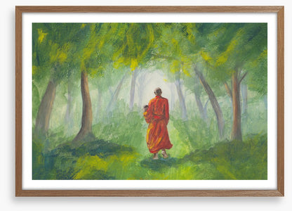 Collecting alms