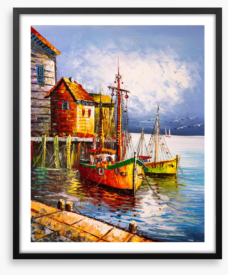 Moored at the pier