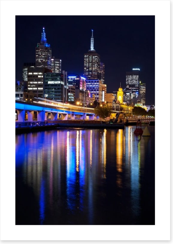 Melbourne by night