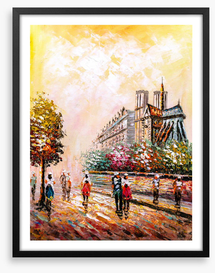 Notre Dame sunset