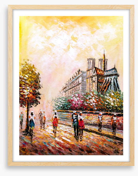 Notre Dame sunset