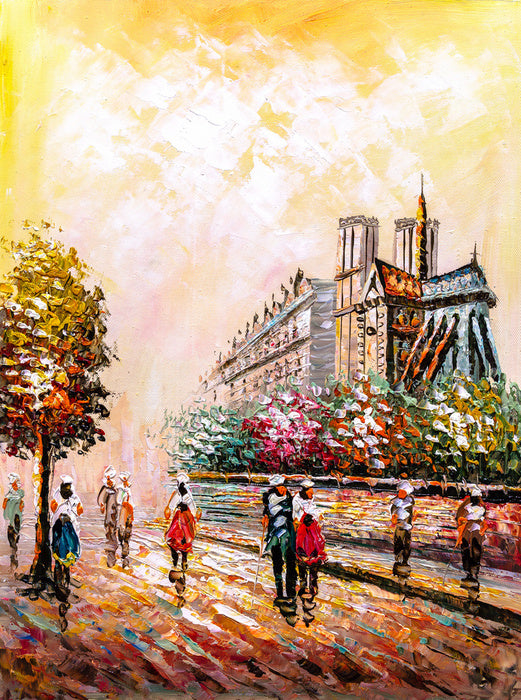 Notre Dame sunset