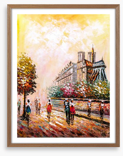Notre Dame sunset