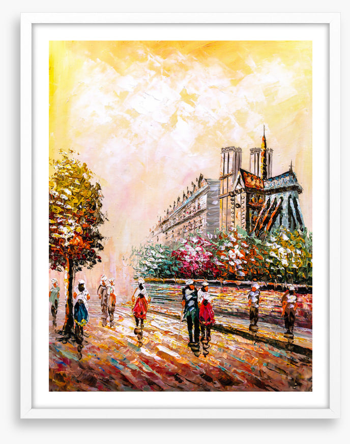 Notre Dame sunset
