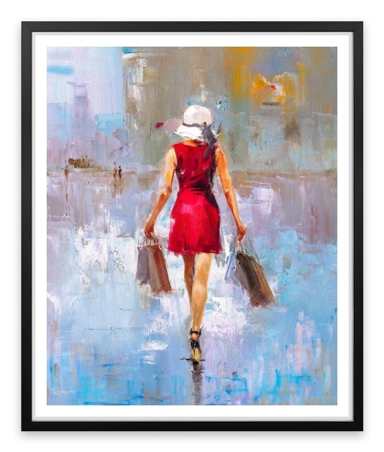 Shopping in the rain