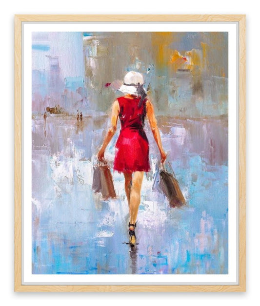 Shopping in the rain