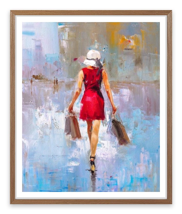 Shopping in the rain