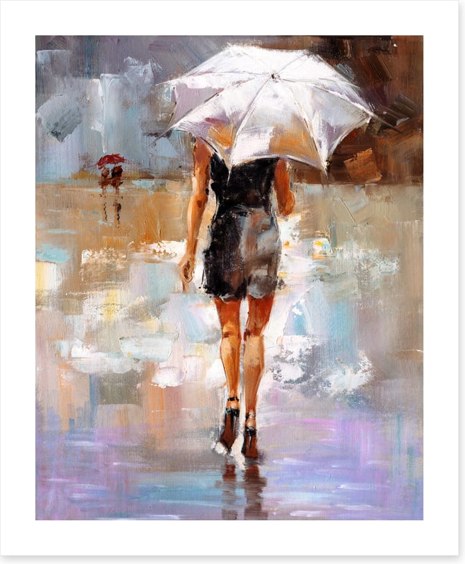 Stilettos in the rain