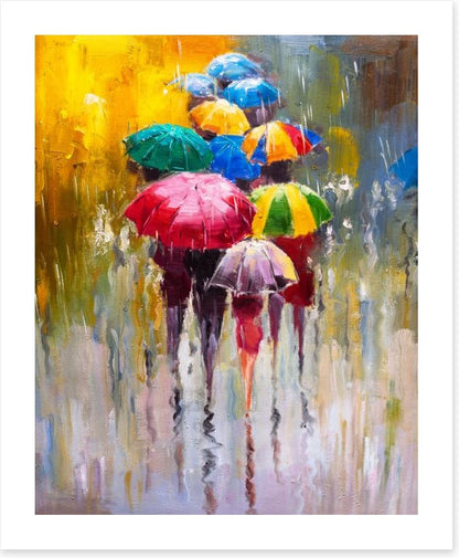 The umbrella parade