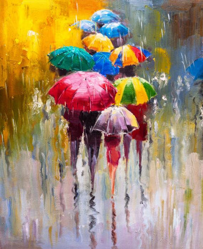 The umbrella parade