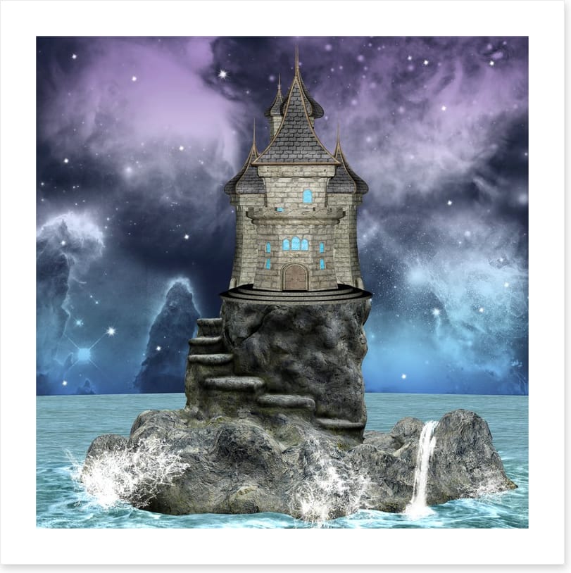 Starry sea castle