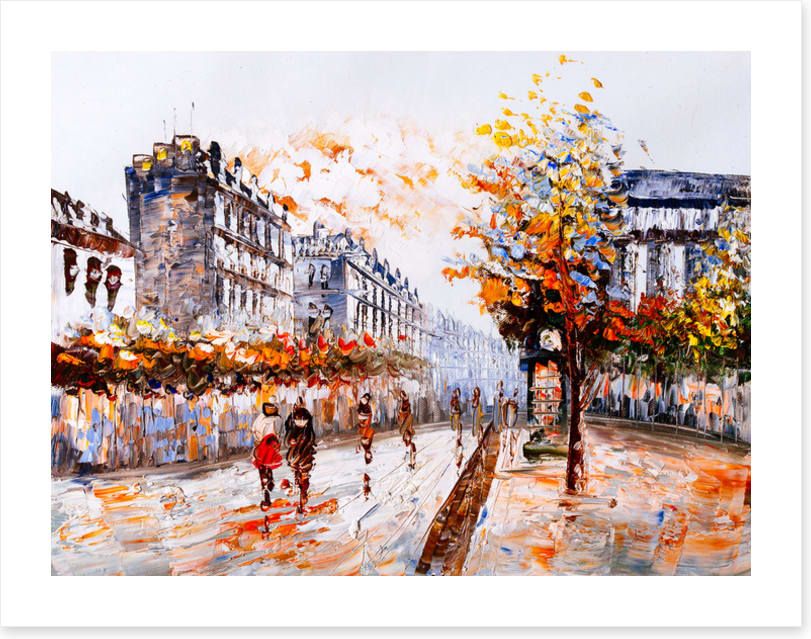 Autumn stroll in Paris