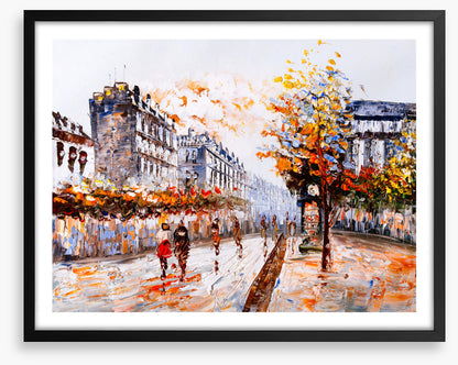 Autumn stroll in Paris