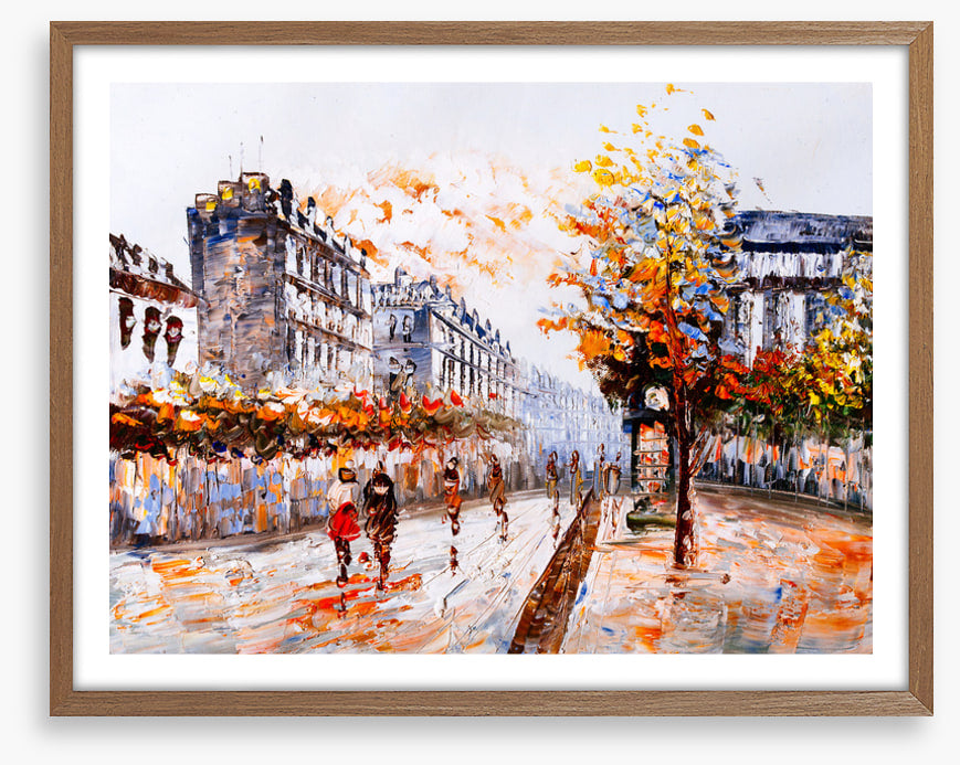 Autumn stroll in Paris