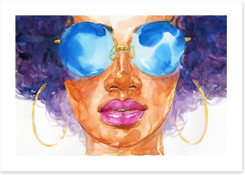 Behind the sunnies