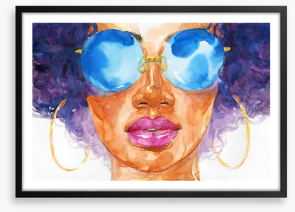 Behind the sunnies