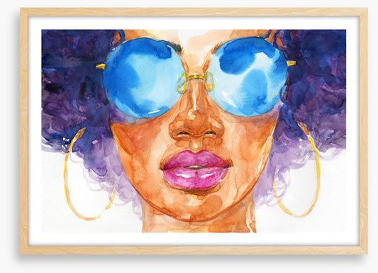 Behind the sunnies